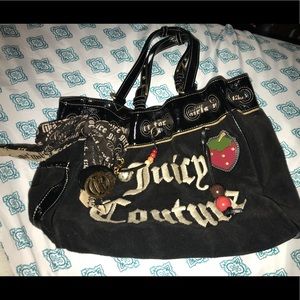 Juicy couture velour shoulder bag